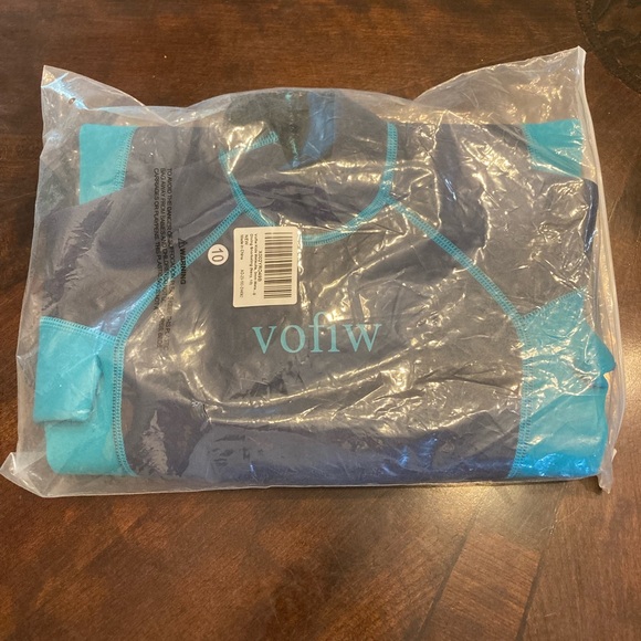 NWT Kids 3mm Neoprene size 10 wetsuit navy & turquoise - Picture 2 of 11